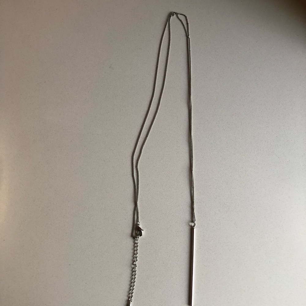 Silver Statement Necklace - Picture 2 of 4
